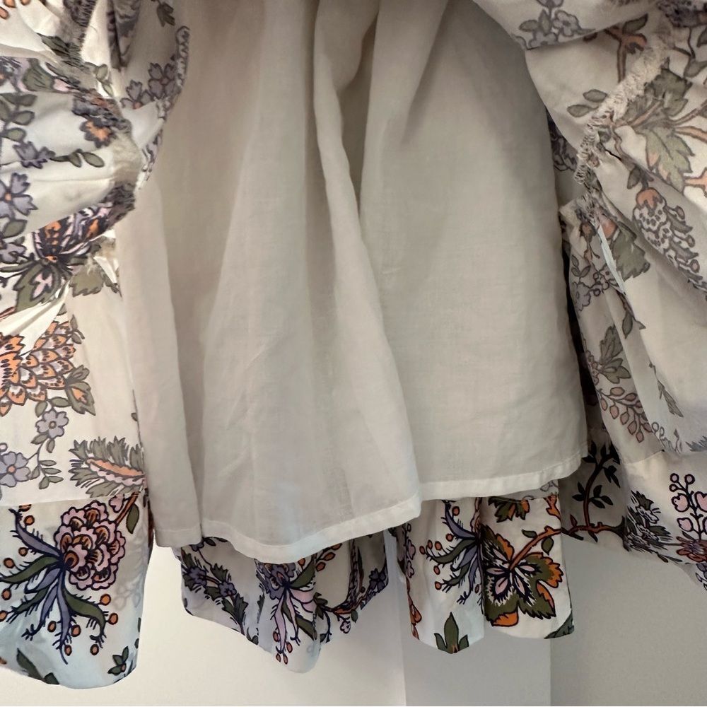 Hermoza Louisa Tunic Short Sleeve Floral Dress Size Large - Picture 7 of 14